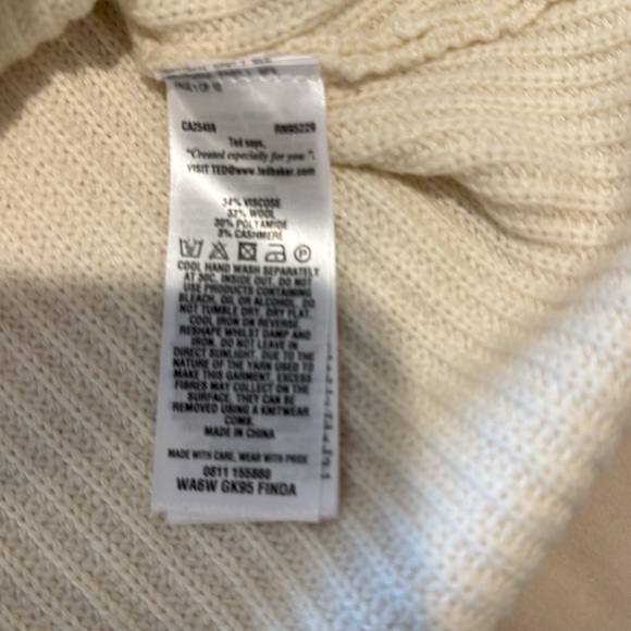 Ted Baker Ivory Knit Sweater - Picture 6 of 11